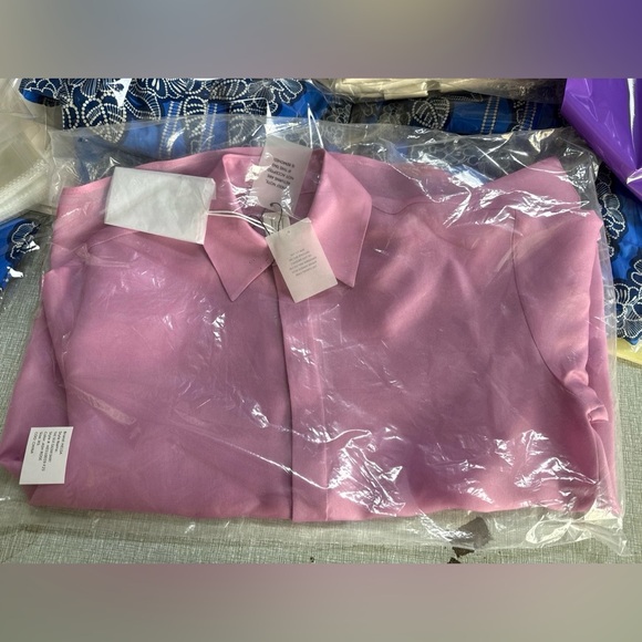 NWT BEST Helsa The Silk Gazar Shirt Ash Rose Pink Quiet Lux - Picture 5 of 12